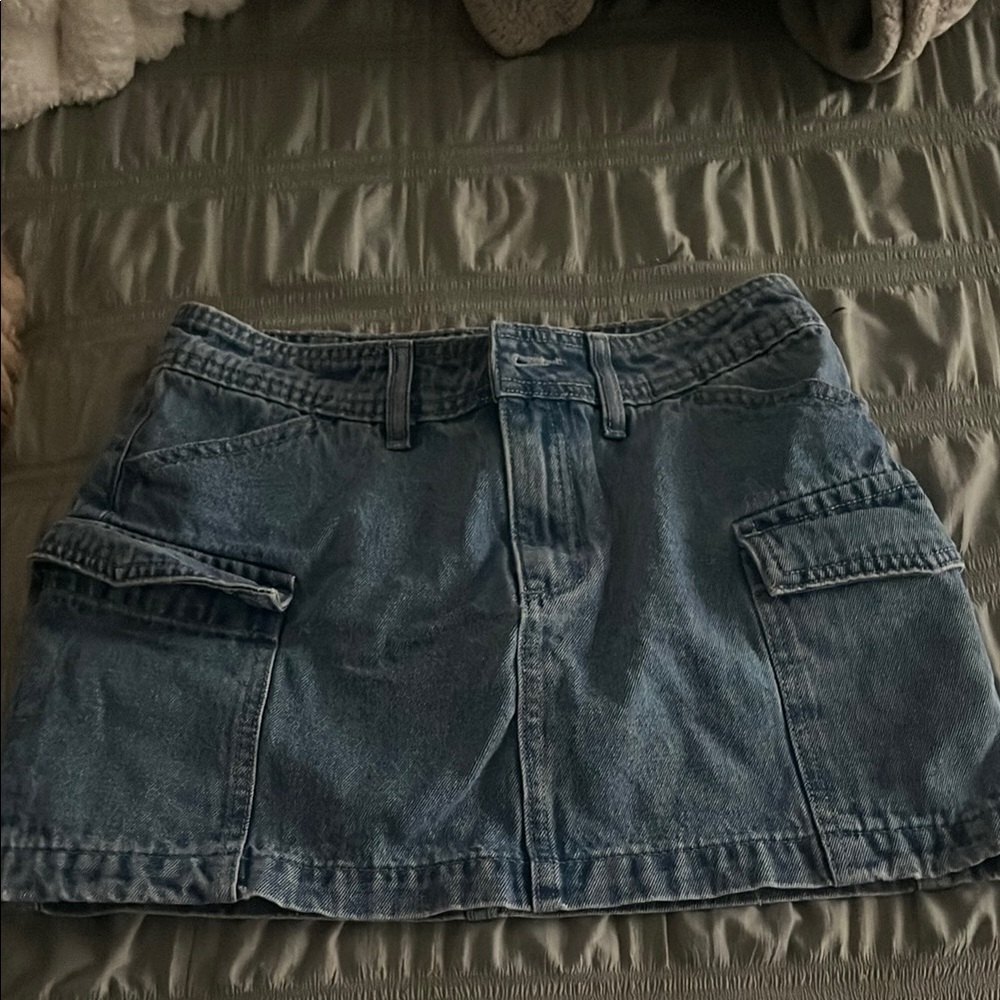 Denim Mini Skirt